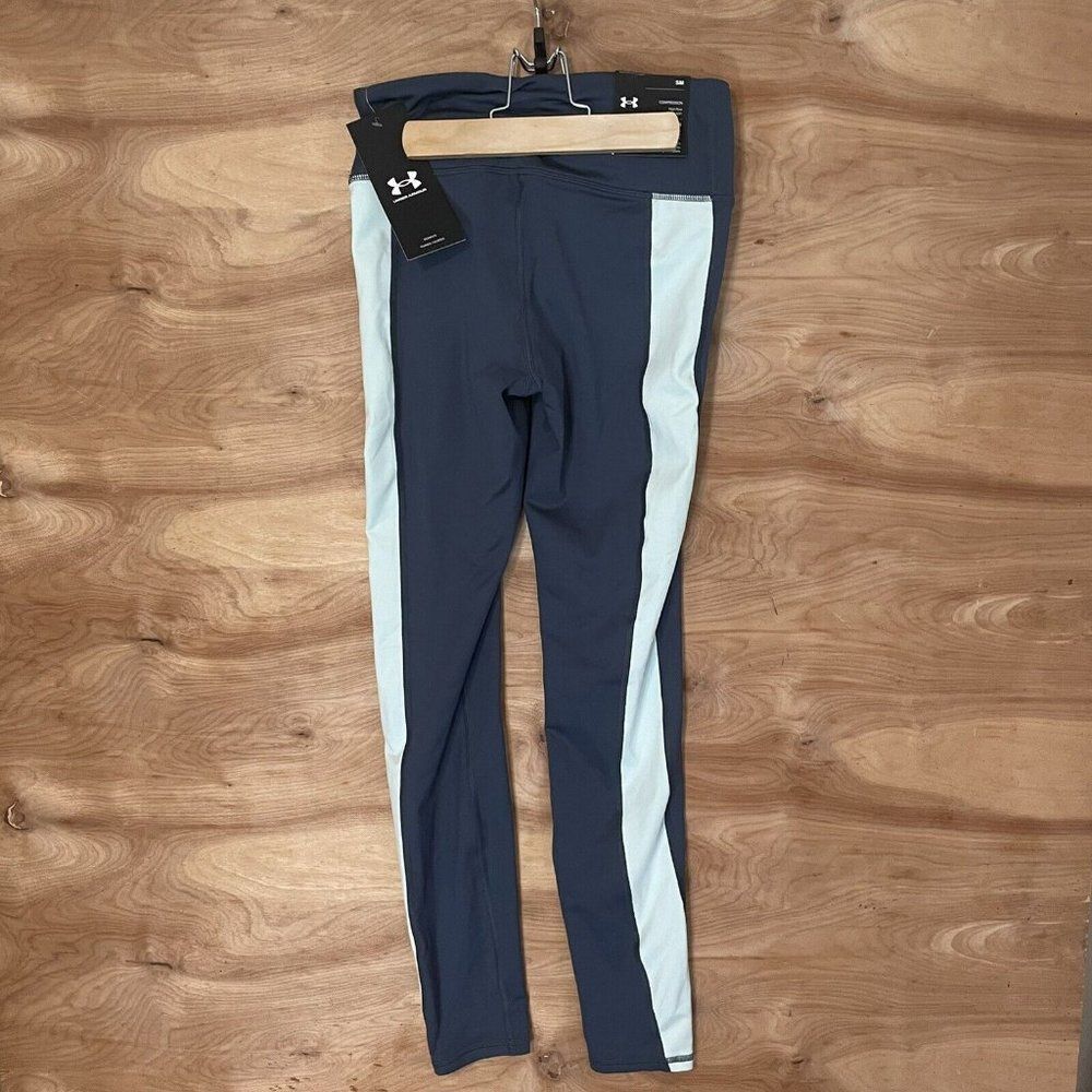 NWT Womens Small Under Armour High Rise Full Length Leggings Compression $55